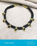 ASDP-18901 - Black Pure Silver Mala