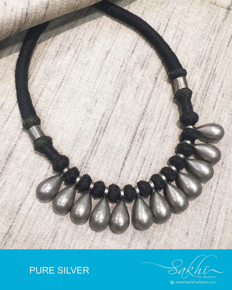 ASDP-20799 - Silver  Pure Silver Mala