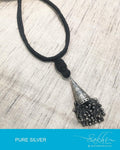 ASDP-20822 - Silver  Pure Silver Mala