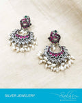 ASDP-20834 - Multi Pure Silver Earring