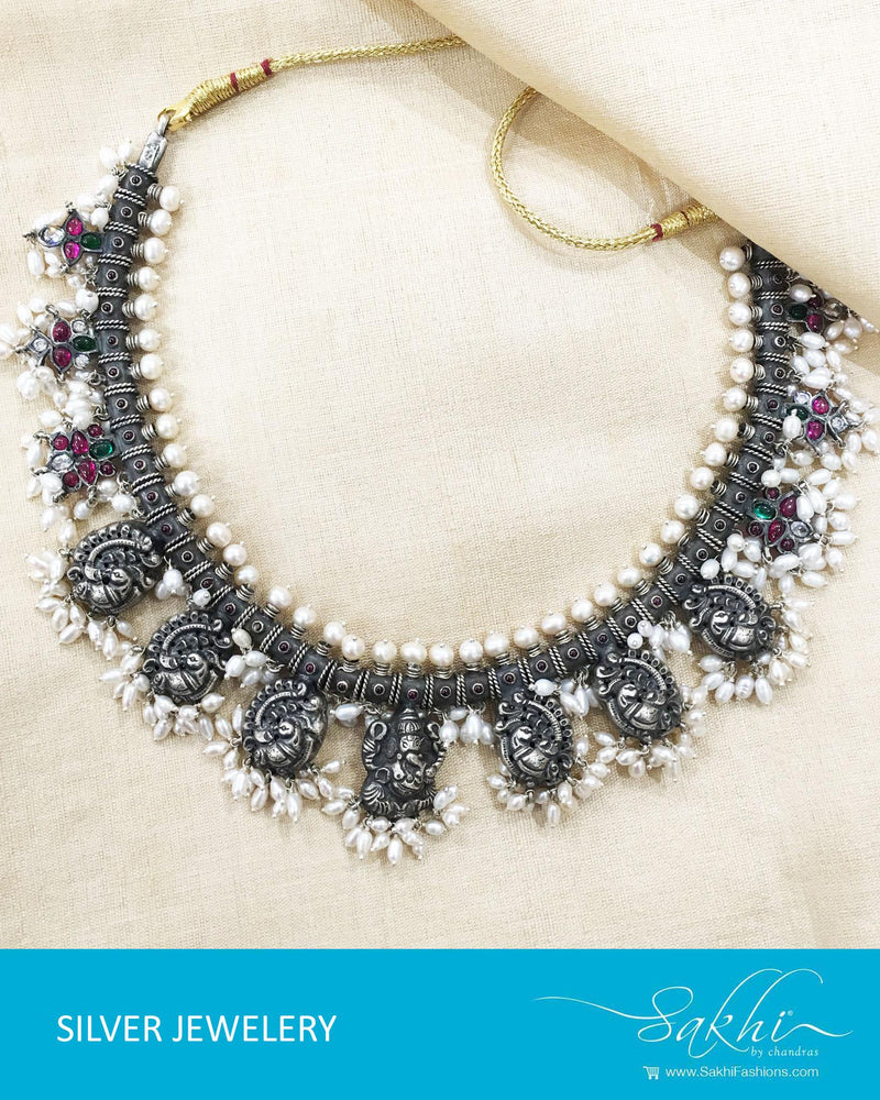 ASDP-20840 - Silver Pure Silver Mala