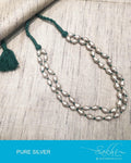 ASDP-24844 Silver Pure Silver Mala