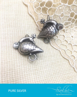 ASDQ-0096 - Antique Pure Silver Earrings