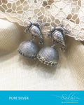 ASDQ-0106 - Antique Pure Silver Earrings