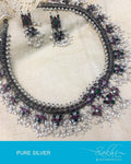 ASDQ-0367 - Antique & Multi Pure Silver Mala
