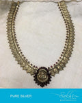 ASDQ-0382 - Gold & Red Pure Silver Mala