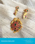 ASDQ-1420 - Green & Pink Mix Metal Stud