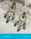 ASDQ-21450 - Silver Pure Silver Earrings
