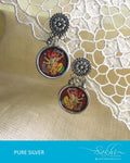 ASDQ-21452 - Silver Pure Silver Earrings