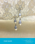 ASDQ-21457 - Silver Pure Silver Earrings