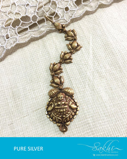 ASDQ-21462 - Gold Pure Silver Lashmi Design Mantika
