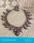 ASDR-1CR - Silver & Pink Mango Mala