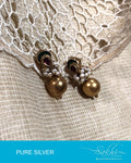 ASDR-2062 - Gold & Multi Pure Silver Earrings