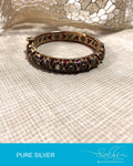 ASDR-2075 - Gold & Multi Pure Silver Bangle