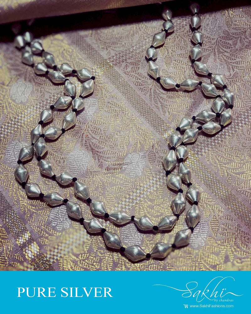ASDR-22041 - Silver &  Pure Silver Mala