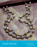 ASDR-22042 - Gold & Silver Pure Silver Mala