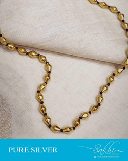 ASDR-22249 - Gold &  Pure Silver Mala