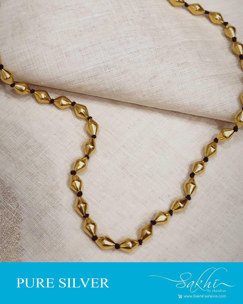 ASDR-22249 - Gold &  Pure Silver Mala
