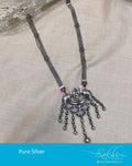 ASDR-25729 - Silver &  Pure Silver  Necklace
