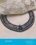 ASDR-25730 - Silver &  Pure Silver  Necklace