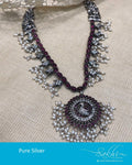 ASDR-25731 - Silver &  Pure Silver  Necklace