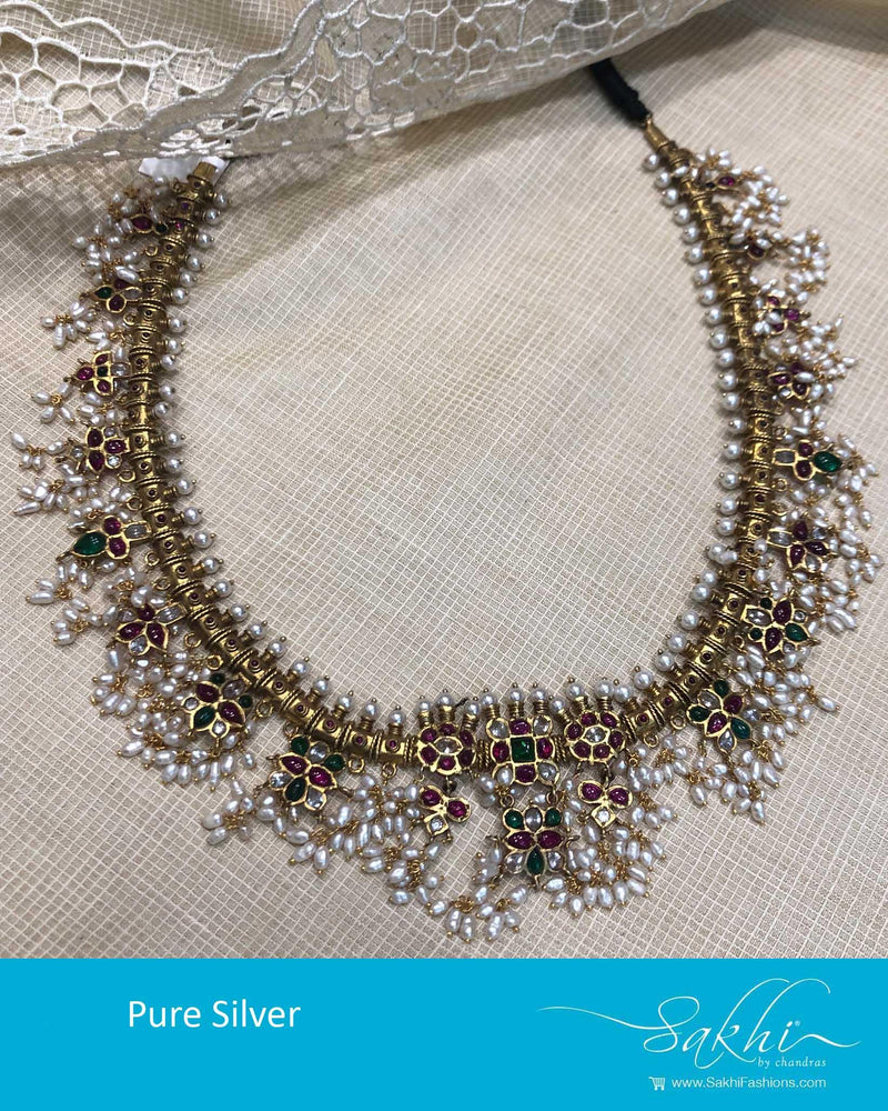 ASDR-25738 - Gold &  Pure Silver  Guttapusulu