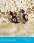 ASDR-2CR - Silver & Pink Mango Mala