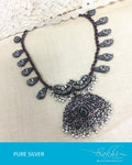 ASDR-3090 - Silver & Multi Pure Silver Mala