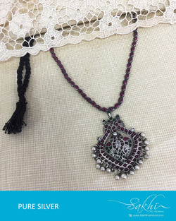 ASDR-3091 - Silver & Multi Pure Silver Mala