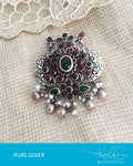ASDR-3137 - Silver & Multi Pure Silver Pendant