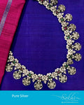 ASDR-9162 - Silver  & White Silver Mala