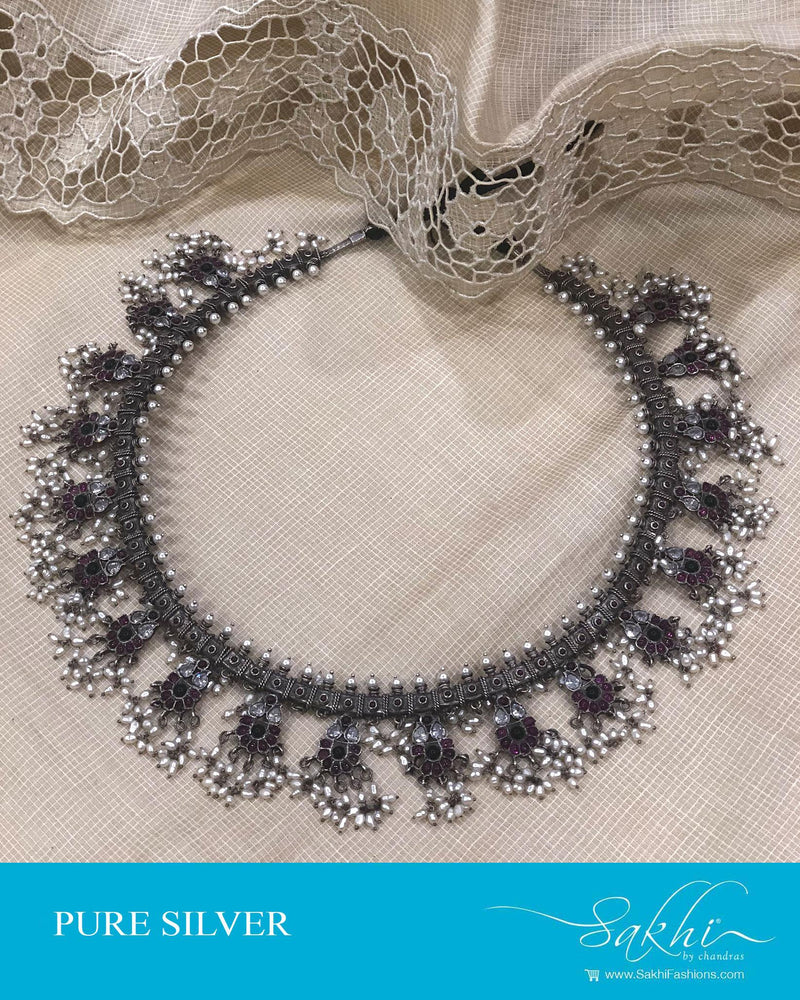ASDS-17512 - Silver &  Pure Silver  Guttapusalu
