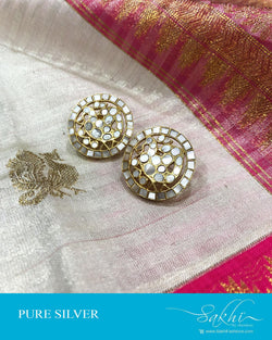 ASDS-19631 - Silver & multi pure Silver Earring