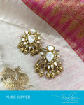 ASDS-19632 - Silver & Multi Pure Silver Earring