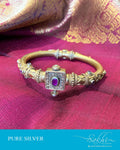 ASDS-201231 Pure Silver Gold Bangle