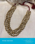 ASDS-32898 - Gold &  Pure Silver  Mala