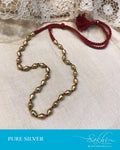 ASDS-38470 - Gold &  Pure Silver  Mala