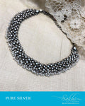 ASDS-44550 - Silver &  Pure Silver  Mala