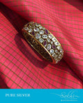 ASDS-90840 - Gold &  Pure Silver  Bangle