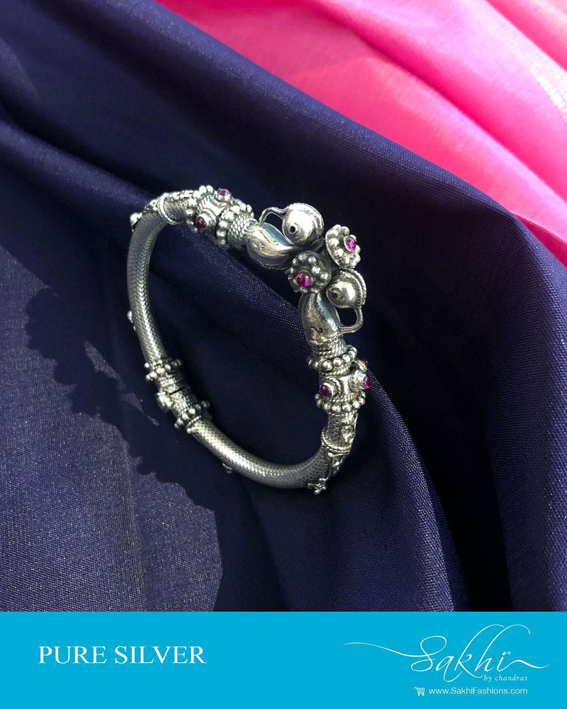 ASDS-90842 - Silver &  Pure Silver  Kada