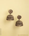 ASMSN-34980 - Silver &  Pure Silver Big Jumka