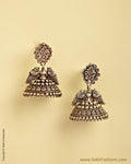 ASMSN-34995 - Silver &  Pure Silver Big Jumka