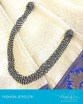 ASMSO-0003 - Silver & Black Silver Mala