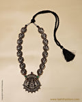 ASMSO-10444 - Silver &  Pure Silver Lakshmi Hara Mala