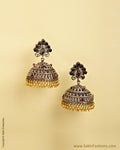 ASMSO-10472 - Silver &  Pure Silver Stud Jumka