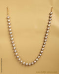 ASMSO-10866 - Grey & Yellow Silver Pearl Mala