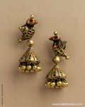 AT-0026 Golden Bird Jhumka