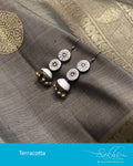 AT-R6620 - Cream & Gold Terracota Earring