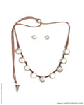 ATDP-21431 - Silver & Black Terracotta Mala