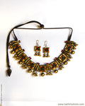 ATDP-21507 - Gold & Multi Terracotta Mala